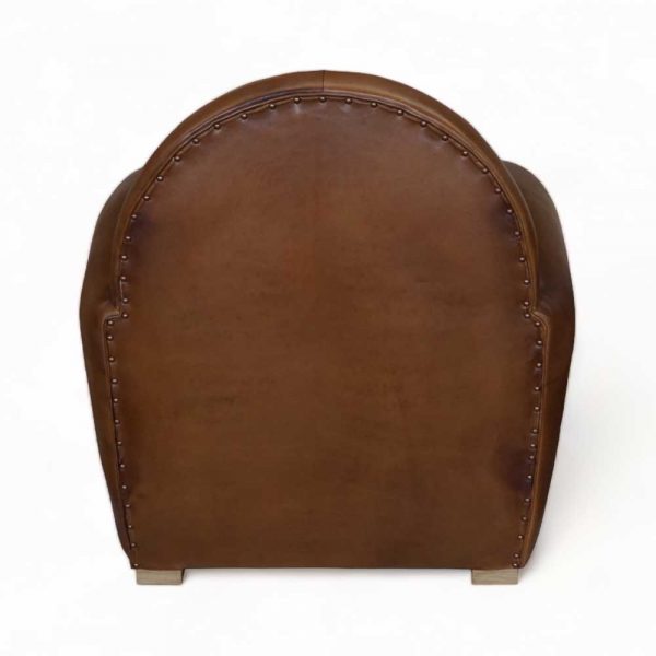 fauteuil-club-marron-patinée